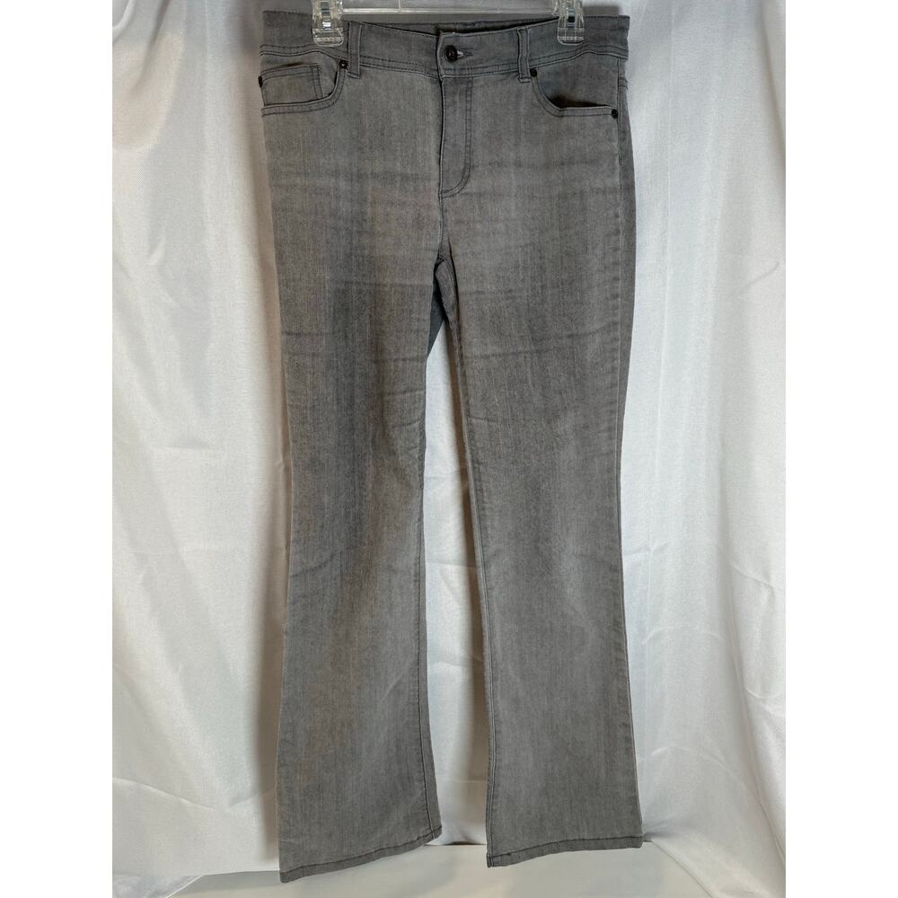 Chico’s Women’s Gray Straight-Leg Jeans-0.5
